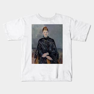 Madame Cezanne by Paul Cezanne Kids T-Shirt